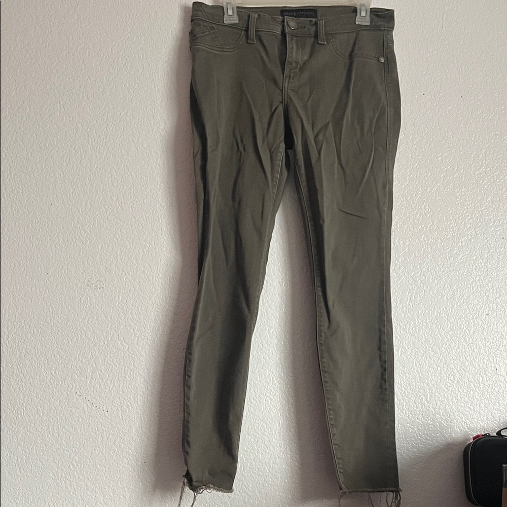 Olive Green Skinny Jeans